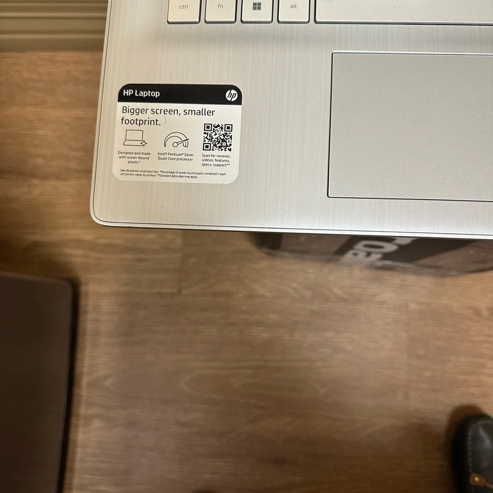 The laptop is too high tech for my skill level